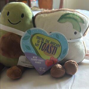 Avocado and Toast Plush Set